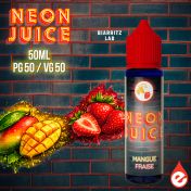 eliquide MANGUE FRAISE 50ml - NEON JUICE