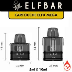 CARTOUCHE 5ml et 10ml ELFX MEGA - ELFBAR