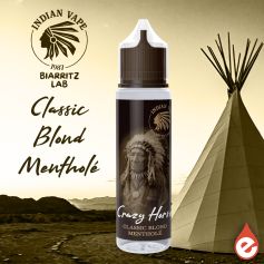 CLASSIC BLOND MENTHOL&Eacute; - CRAZY HORSE 50ML - INDIAN VAPE