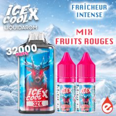 PUFF 32K MIX FRUITS ROUGES - ICE COOL X