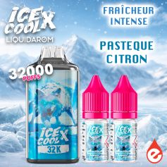 PUFF 32K CITRON PASTEQUE - ICE COOL X
