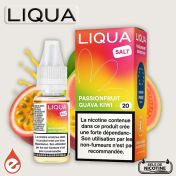 eliquide FRUIT DE LA PASSION GOYAVE KIWI Sels de nicotine LIQUA