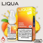 eliquide PÊCHE MANGUE ANANAS Sels de nicotine LIQUA