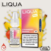 eliquide FRAISE BANANE Sels de nicotine LIQUA