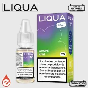 eliquide RAISIN KIWI Sels de nicotine LIQUA