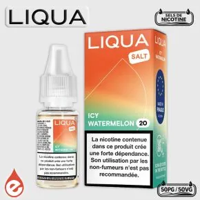 eliquide PASTÈQUE GLACÉE Sels de nicotine LIQUA