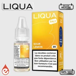 eliquide CITRON ACIDULÉ Sels de nicotine LIQUA