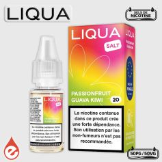 FRUIT DE LA PASSION GOYAVE KIWI Sels de nicotine LIQUA