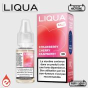 eliquide FRAISE CERISE FRAMBOISE Sels de nicotine LIQUA