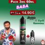 eliquide Pack 3mg - Litchi Framboise - BABA par BOBBLE LIQUIDE 60ml