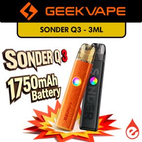 POD SONDER Q3 - GEEKVAPE - eliquidz POD SONDER Q3 - GEEKVAPE - eliquidz