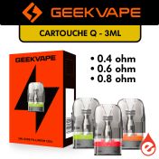LOT DE 3 CARTOUCHES POD Q - GEEKVAPE