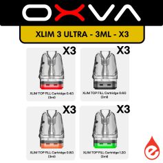 LOT DE 3 CARTOUCHES XLIM - OXVA