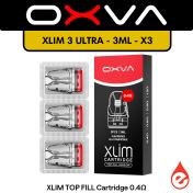 LOT DE 3 CARTOUCHES XLIM - OXVA
