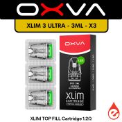 LOT DE 3 CARTOUCHES XLIM - OXVA