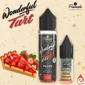 Fraise 50ml 3mg - Wonderful Tart Le French Liquide
