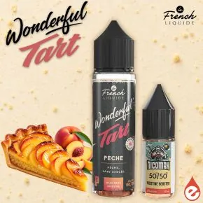 Pêche 50ml 3mg - Wonderful Tart Le French Liquide