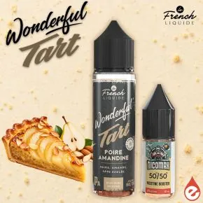 Poire Amandine 50ml 3mg - Wonderful Tart Le French Liquide