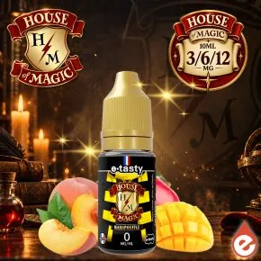 eliquide MANGPOUFFLE - Mangue & Pêche - 10ml House of Magic E.Tasty