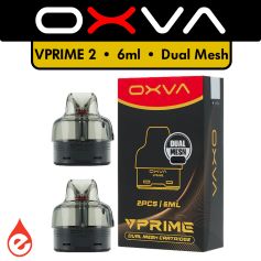 LOT DE 2 CARTOUCHES Dual Mesh VPRIME 2 6ml - OXVA