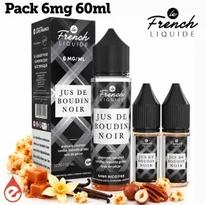 eliquide PACK JUS DE BOUDIN NOIR 6mg 60ml - Le French Liquide