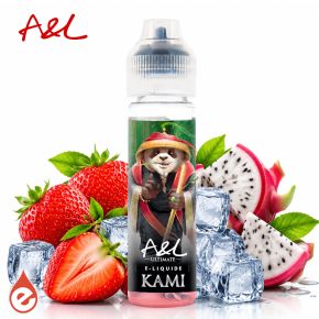 eliquide KAMI 50 ml - A&L Ultimate - Fraise, Fruit du Dragon, Frais