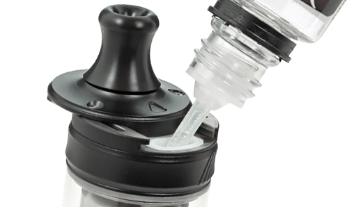 Remplissage facile du e-liquide par le haut