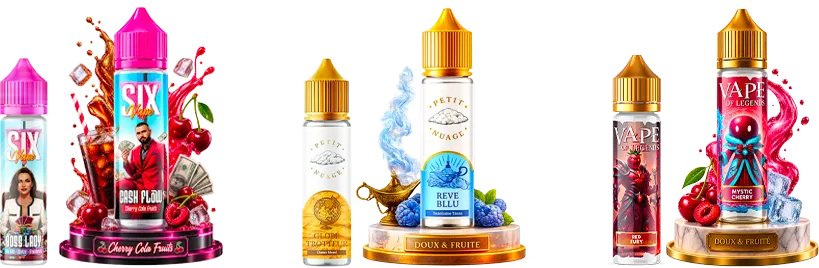 E-liquides LEVEST pas chers – Petit Nuage, Six Vape et Vape of Legends E-liquides Petit Nuage, Six Vape et Vape of Legends par LEVEST
